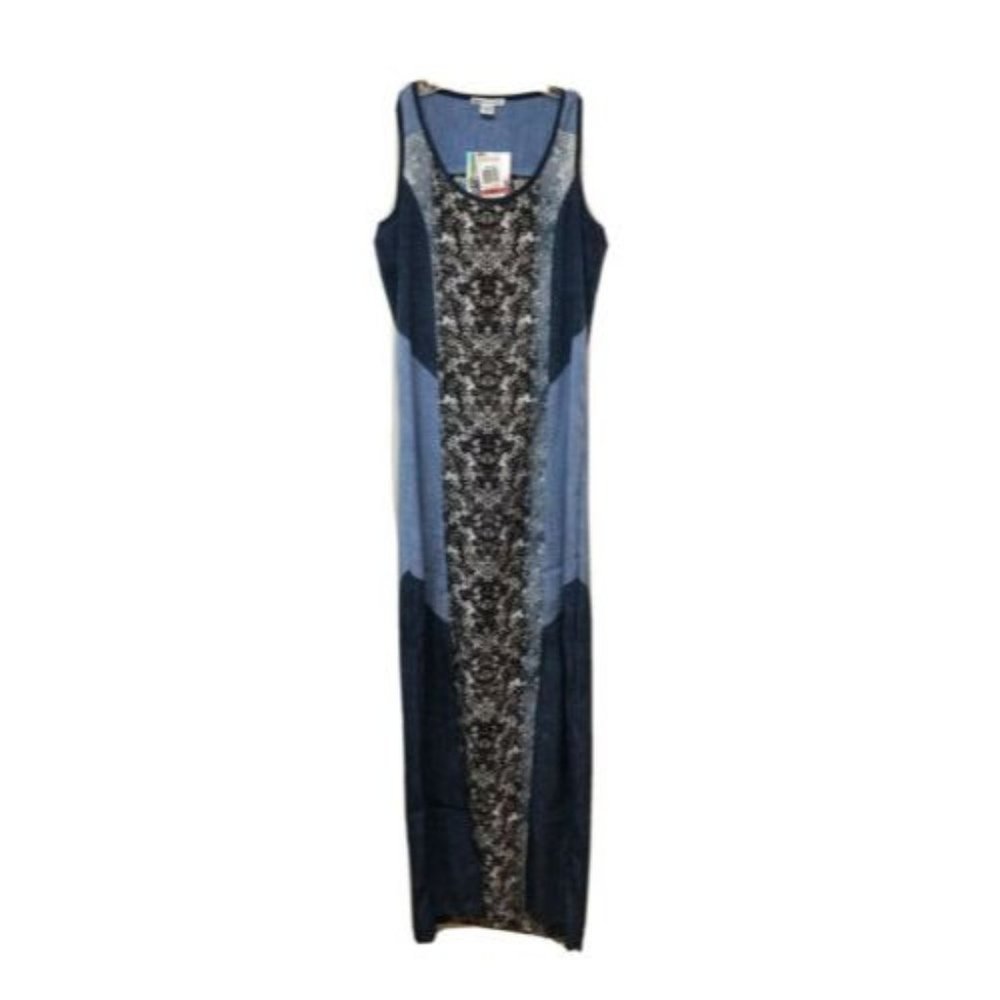 Bar lll‎ Front Row Maxi Dress Front Panel Slit